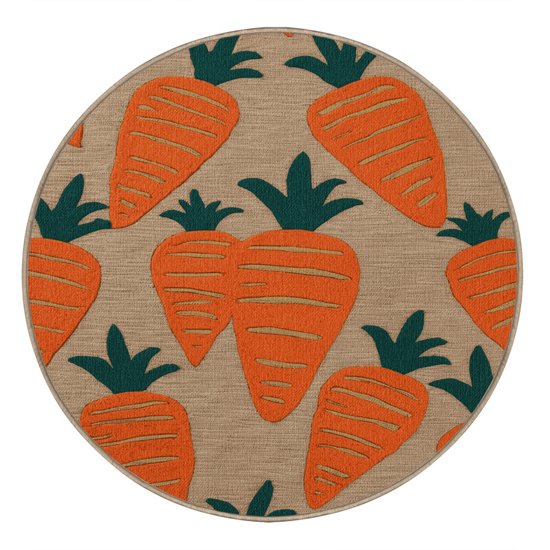  Tapis lavable carotte, Rectangulaire 2 pi x 3 pi