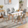 Milana 6 - Person Dining Set