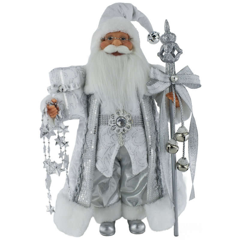 Père Noël argenté 16 po 8F9EC6D07E2C4CF7BEE31B75CE87B37C