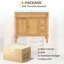 "Meuble-lavabo moderne de 36 pouces avec lavabo en céramique, armoire de rangement en bois massif et en bois aggloméré avec portes à fermeture en douceur, 3 tiroirs et poignées dorées"-128891435