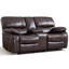 Causeuse inclinable manuelle en similicuir de 77 po de largeur avec console centrale et porte-gobelets-2089497517
