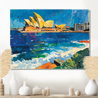 Pop Art Australia Sydney Opera House Landmark I - Australia Wall Decor