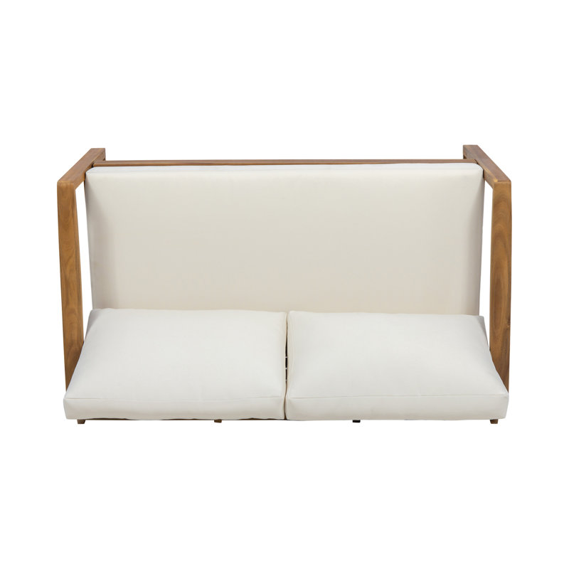Table basse et causeuse Samwell, Brown, Beige