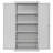 Classic Sandusky Lee Classic 36" L x 18" W x 72" H Steel Garage Storage Cabinet by Sandusky-26195