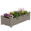 Boîte à fleurs en résine pour fenêtre avec trous de drainage