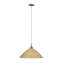 Spun 1-Light Natural Bamboo Pendant, Large-388825171