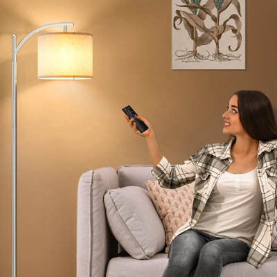 Manolya Black Traditional Floor Lamp