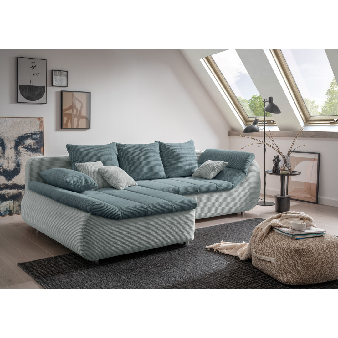 Ecksofa Aliyan mit Bettfunktion