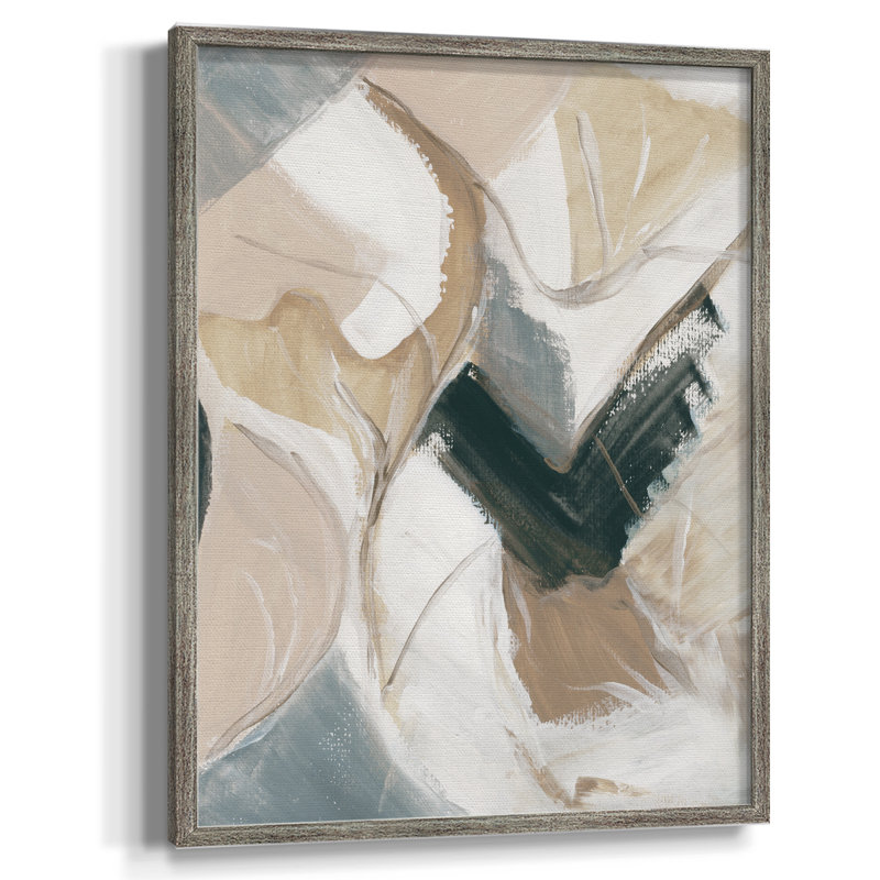Marble Lines II, reproduction encadrée - bois massif, H 15 po x l 12 po