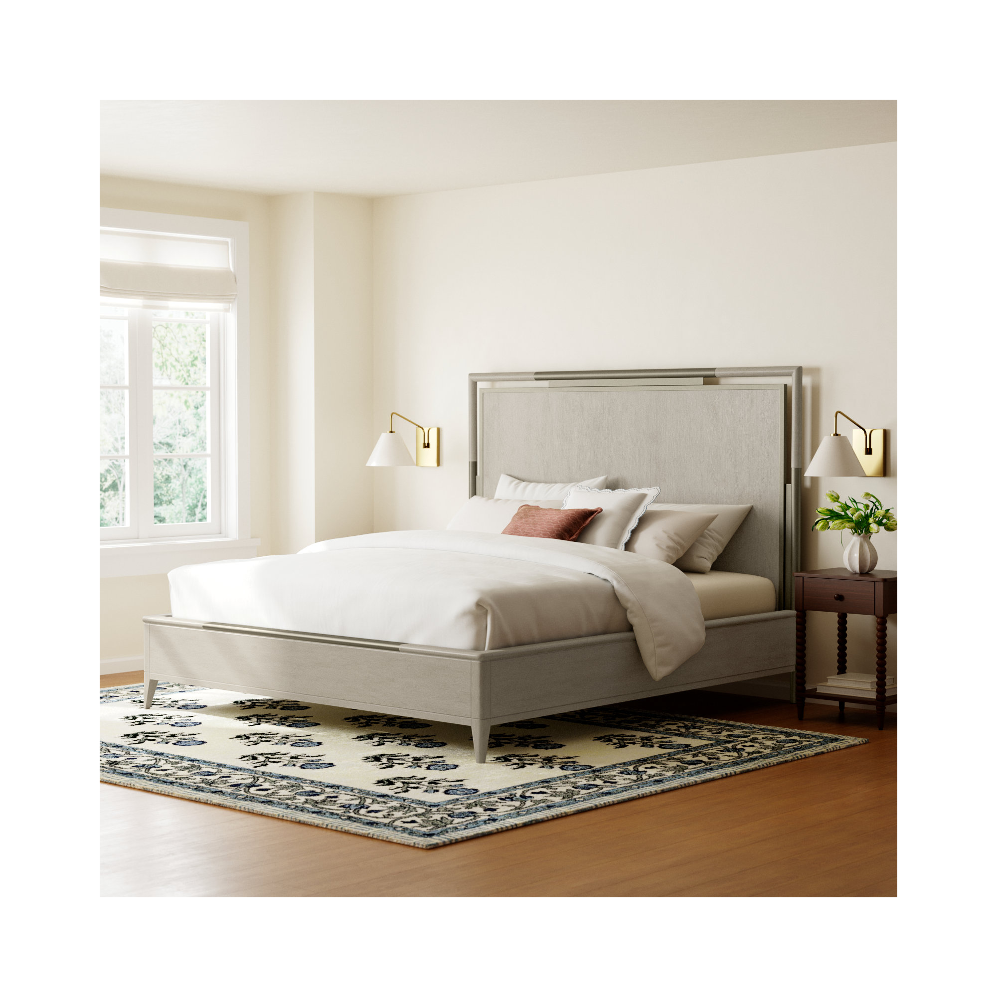 Regan Bed, King, Natural