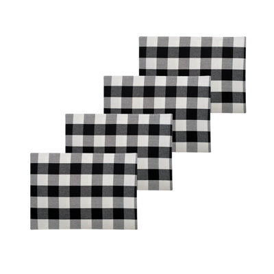 Franklin Checkered Plaid Placemat Set of 4