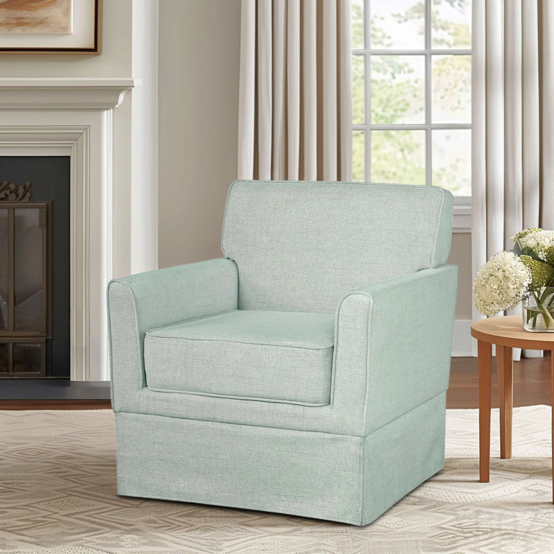 Fauteuil décoratif vert menthe