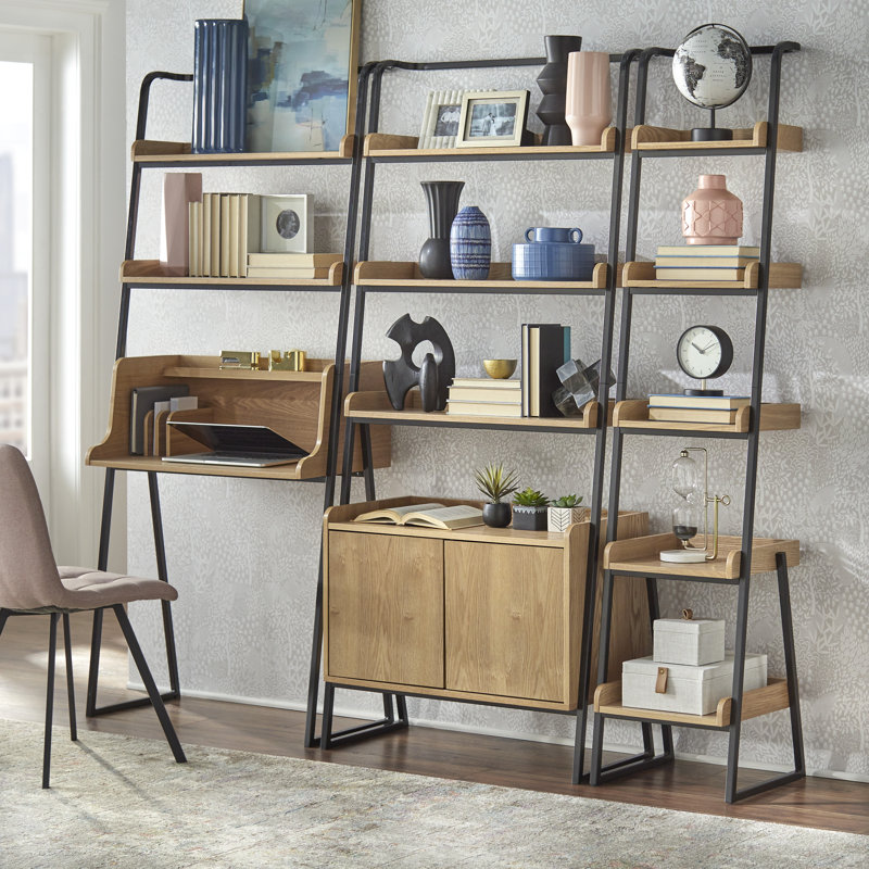 Bibliothèque échelle en acier Cessnock H 72,8 "x l 15,8"