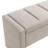 Modern Bed End Bench with Storage,Upholstered Large Foot Rest Stool, Comfy Window Vanity Bench for Living Room,Bedroom,Dorm,Coffee Table,Linen-311726661