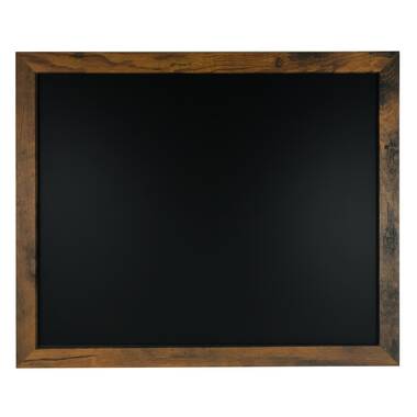 Loddie Doddie 46x34.5 Rustic Frame Magnetic Chalkboard Brown