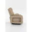 Fauteuil inclinable électrique, fauteuil moderne ajustable en velours chameau pour la maison