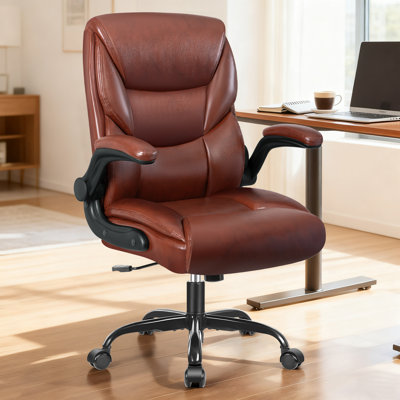 Loreene Ergonomic Executive Chair with Headrest and Flip -Up Armrests