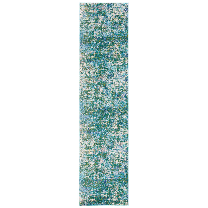Abstract Area Rug, Runner 61 x 244 cm