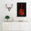 Abstract Guitar - Wrapped Canvas-56640870