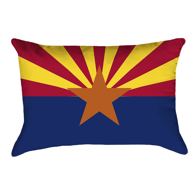 Coussin lombaire d’extérieur arizona flag