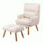 Fauteuil d'appoint avec repose-pieds Deeda-441211536