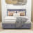Queen 4 Drawers Upholstered Platform Bed with Headboard-240417703