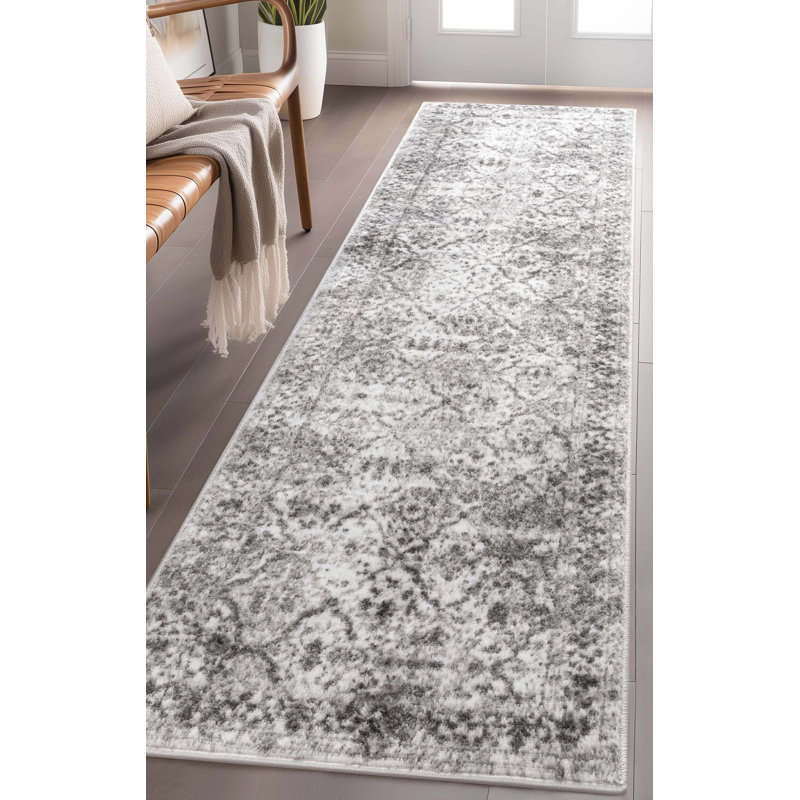  Tapis gris ivoire moderne Zazzle Argos, Tapis de couloir 2 pi 3 po x 7 pi 3 po