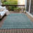 Machine Washable Indoor/Outdoor Amanda ACN2150 Striped Rug-113878213