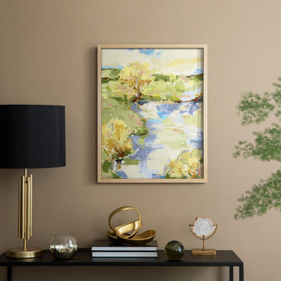 Airy I Framed Print - Solid Wood
