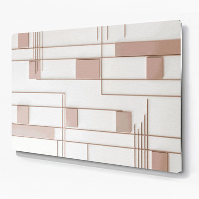 Minimalism 85 Gray Metal Wall Art