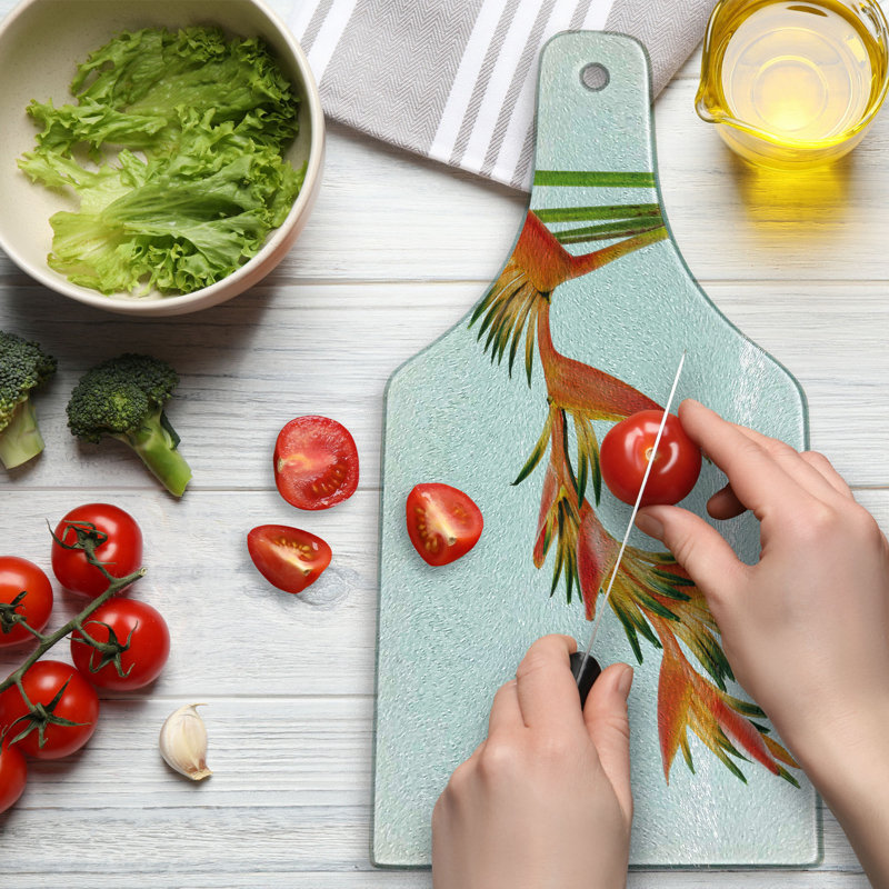 Planche à découper en verre trempé Ambesonne