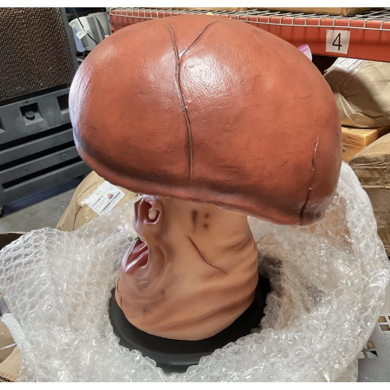 Infested Mushroom Over Sized Spooky Veggie Statue