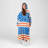 Stars and Stripes Hooded Blanket
