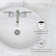 Ceramic Oval Drop-In Bathroom Sink with Overflow