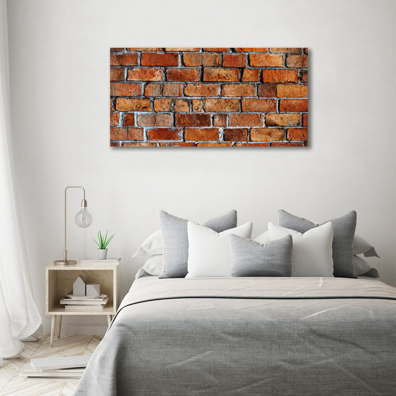 Brick Wall - Wrapped Canvas Print