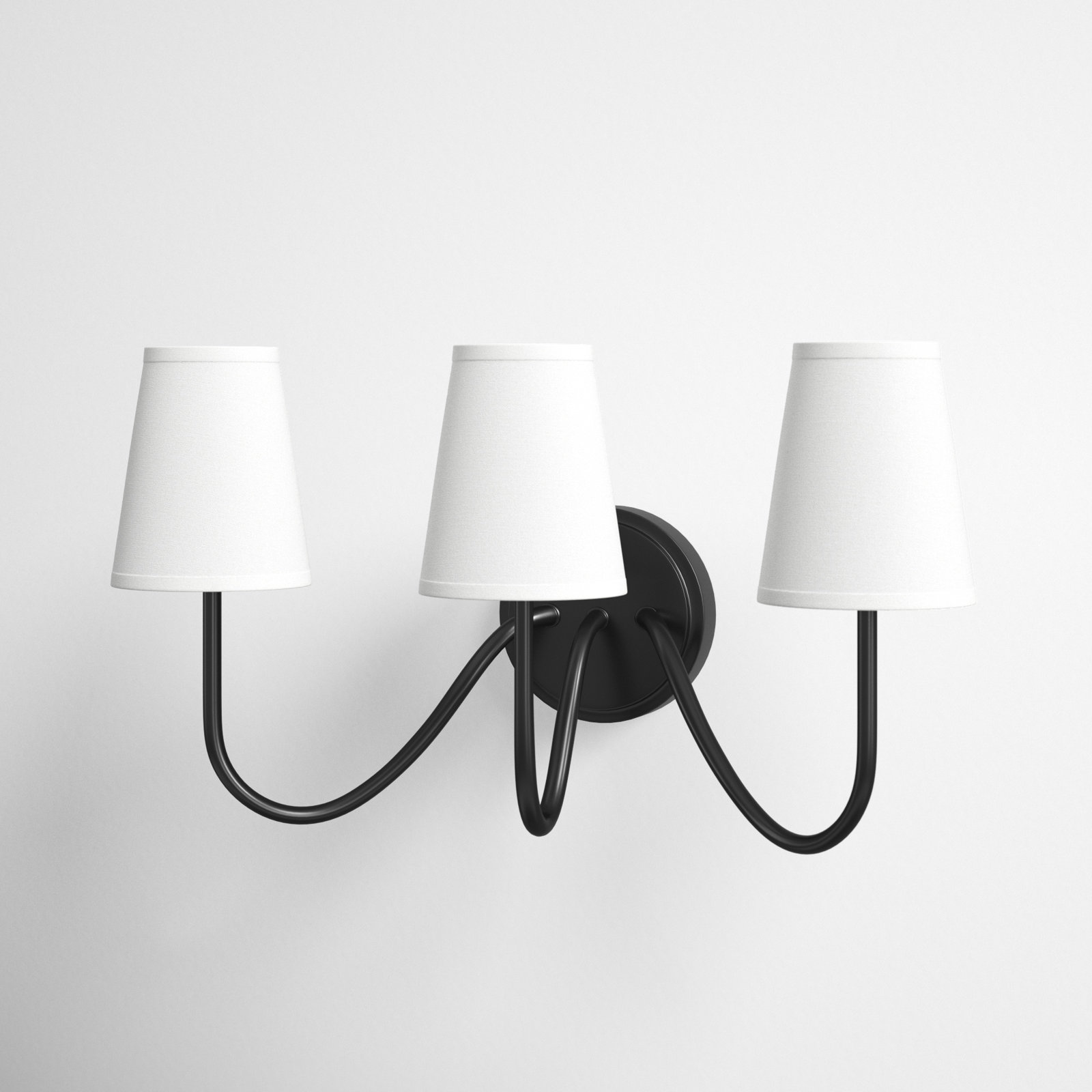 Mariposa 3-Light Dimmable Armed Sconce, Oil Rubbed Bronze