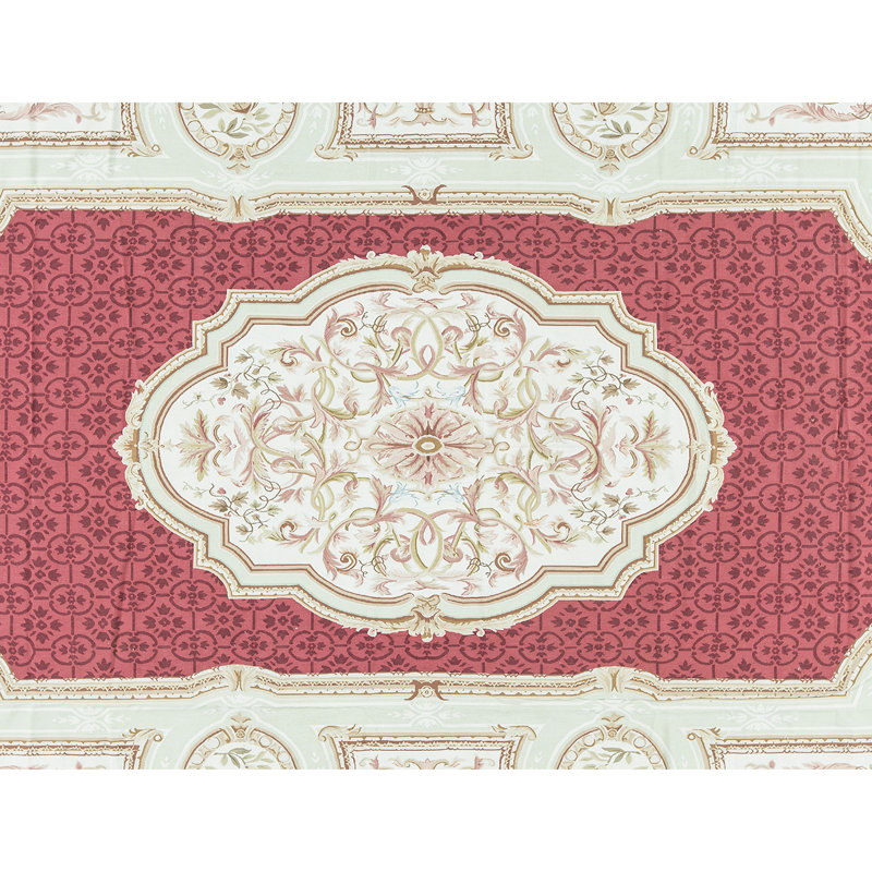 Tapis beige noué à la main de haute qualité