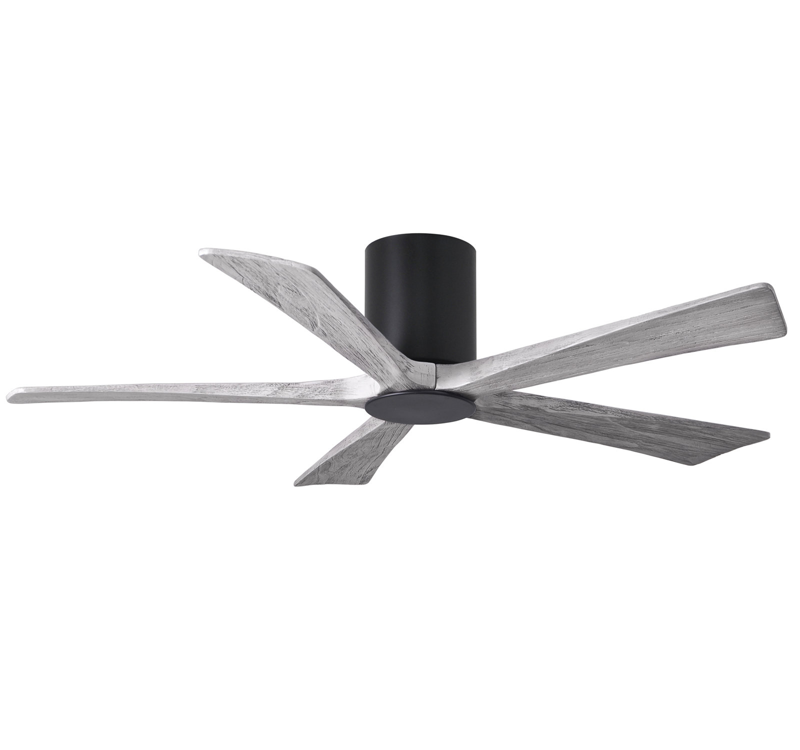 Irene Ceiling Fan with LED Light Kit, Matte Black, Barn Wood Tone, 52"