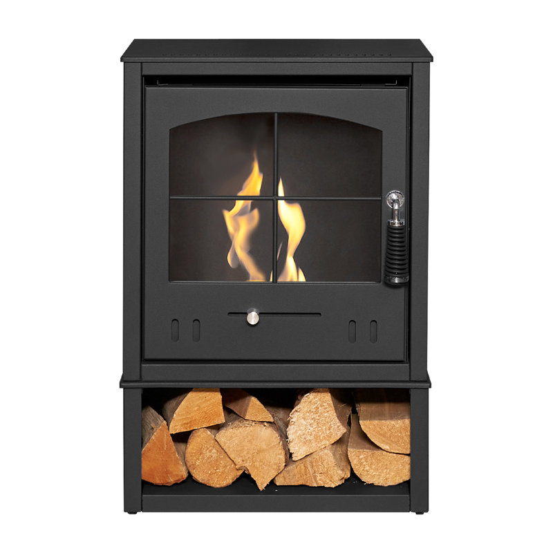 Adelyn Belfry Heating 44 cm W Black Bio-Ethanol Stove