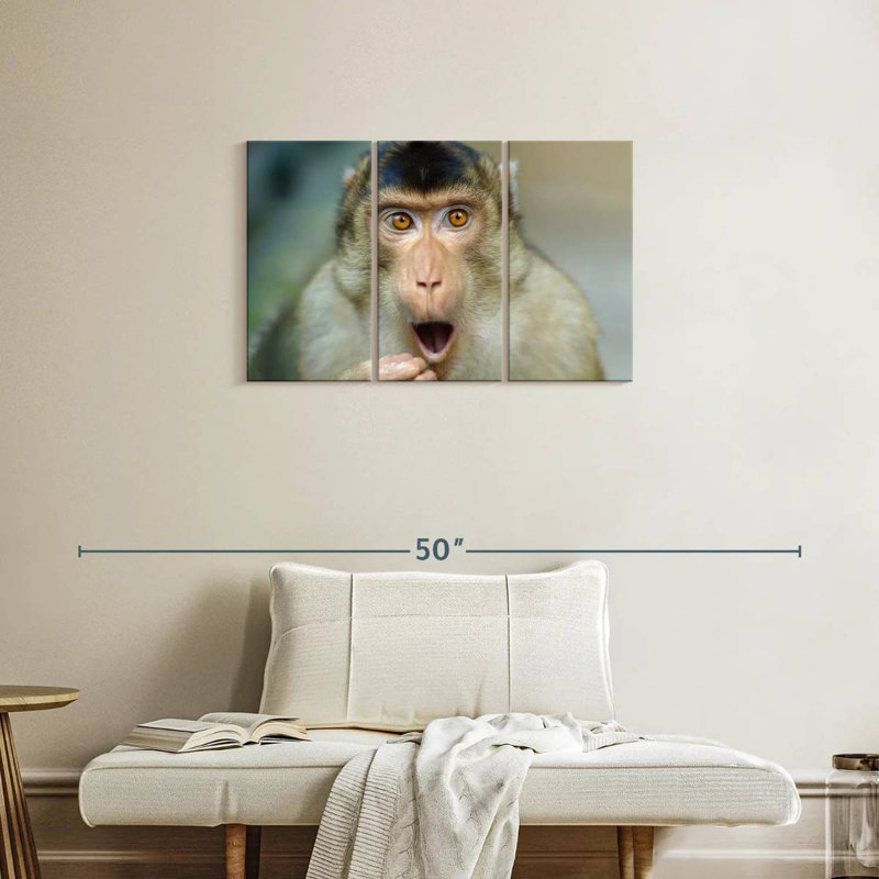 Brampt Monkey I, 20" H x 33" W