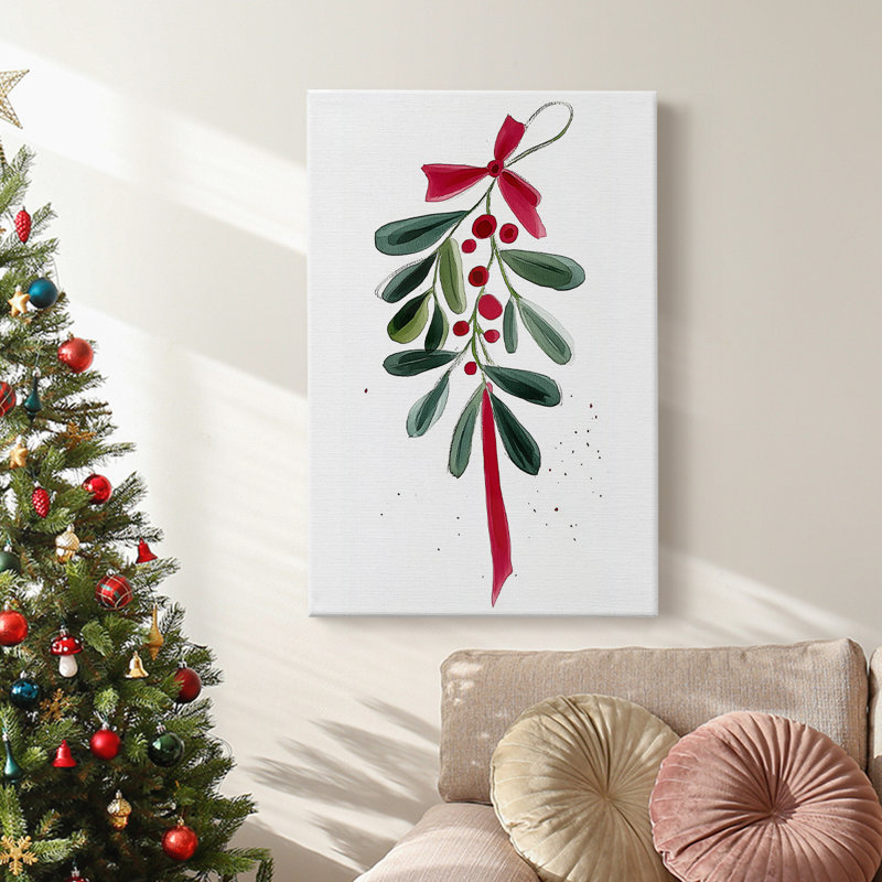 Art des Fêtes de Noël - Toile tendue avec châssis, H 12 po x l 8 po