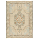 Jaipur Living Arboles ONE12 Handknotted Medallion Red and Gray Area Rug (9'x12')