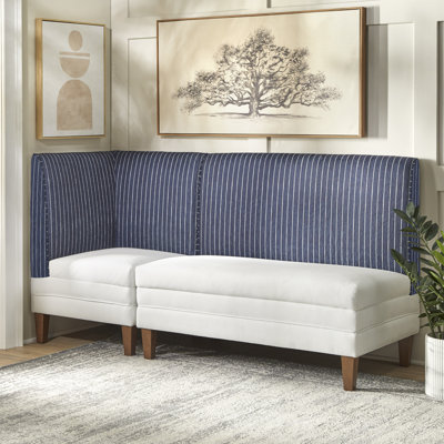 Carissia 2-Piece Fabric Upholstered Bench Set