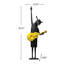 Figurine de joueur de guitare de 39,37 po de hauteur, décor de meuble télé de salon de luxe, artisanat d'art haut de gamme