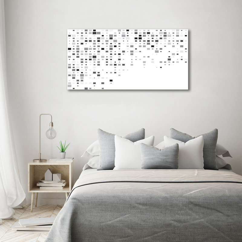 Abstraction Squares - Wrapped Canvas Print