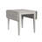 Catriona 50" Wide Solid Ash Drop Leaf Dining Table-1199416392