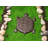 Set Of 4 Cast Iron Bronzed Sea Turtle Patterned Shell Garden Stepping Stones