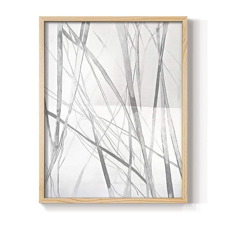 ABSTRACT Series DCCCLIV Framed Print - Solid Wood, 11" H x 9" W