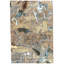 High-Quality Hand-Knotted Grey And Blue Area Rug
