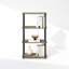 Étagère à livres en plastique H 29,5 "x l 23,6" Creekside-105401846-126699091